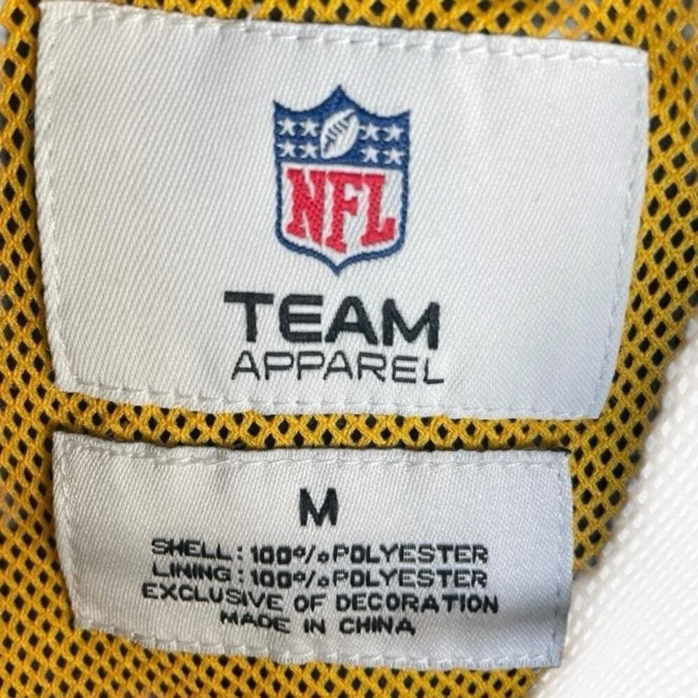 NFL Team Apparel Green Bay Packers Football Men’s Windbreaker Pullover Medium - Picture 2 of 3